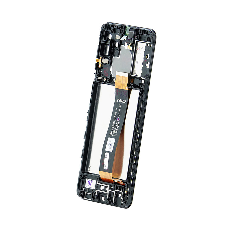 LCD + Touch Panel Samsung A32 5G A326 GH82-25121A GH82-25122A black frame original - Billede 2