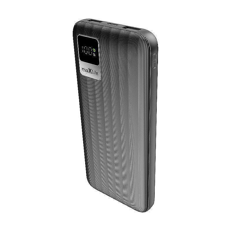 maXlife powerbank 10.000 mAh Li-ion sort