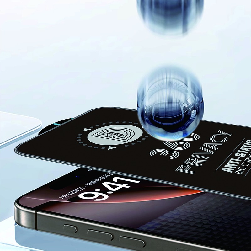 Tempered glass Privacy 360 for iPhone 17 Pro Max - Billede 5