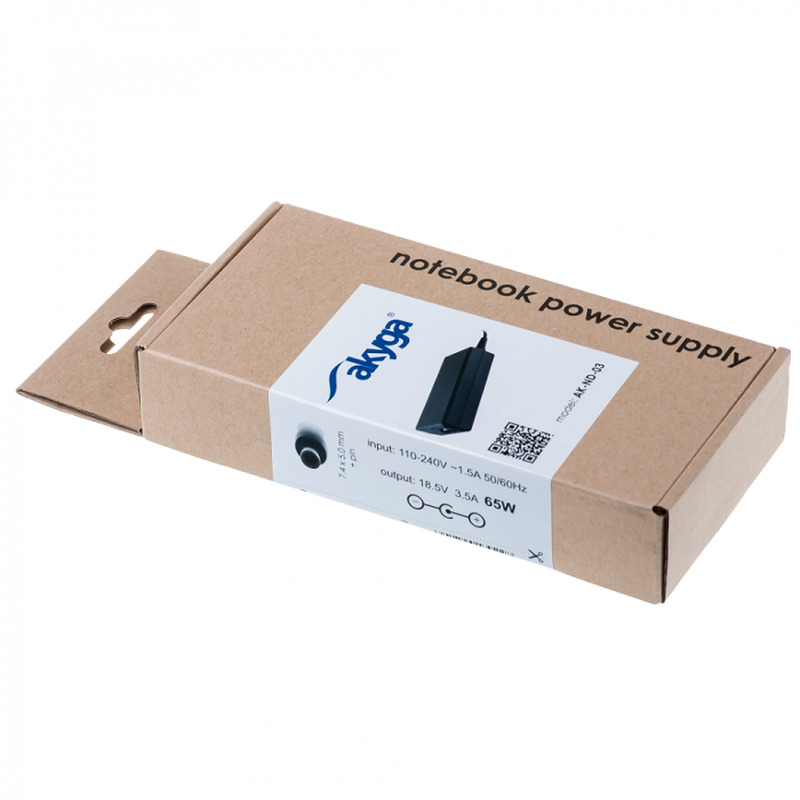 Akyga power supply for laptops HP AK-ND-03 - Billede 2