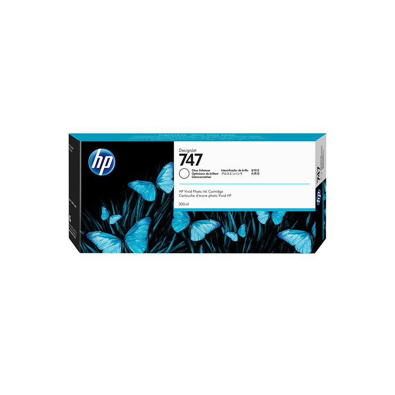 HP 747 300-ml Gloss Enhancer DesignJet Ink Cartridge