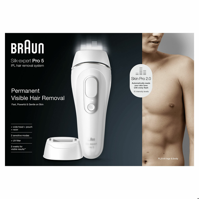 Braun Silk-expert Pro PL5145 Intenst pulserende lys (IPL) Hvid - Billede 2