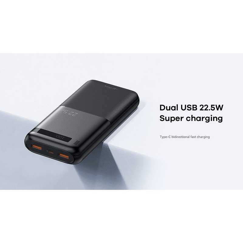 POWERBANK REMAX PILOTEER SERIES 20000mAh RPP-72 PD 20W+QC 22,5W BLACK - Billede 3