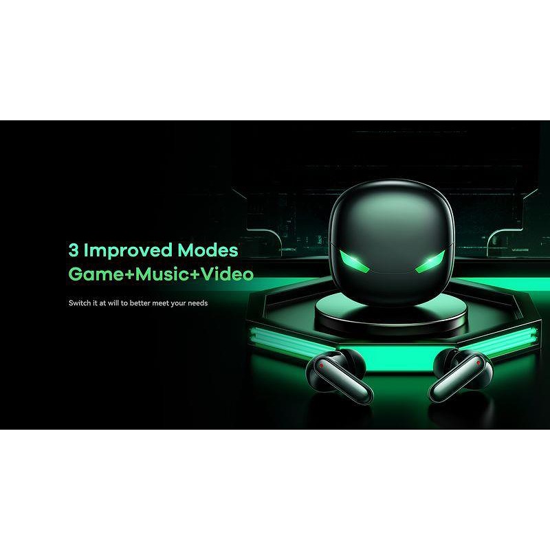 HEADPHONES BLUETOOTH REMAX TWS G1 GAME BUDS BLACK - Billede 3