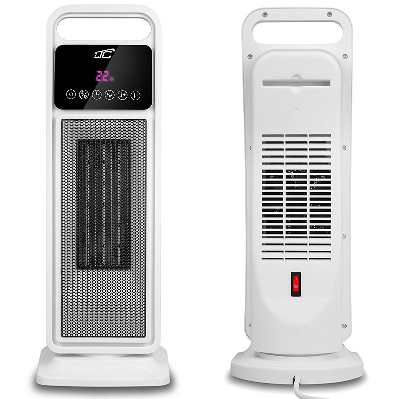 White heater LTC with ceramic heating element 1400/2000W with remote - Billede 4