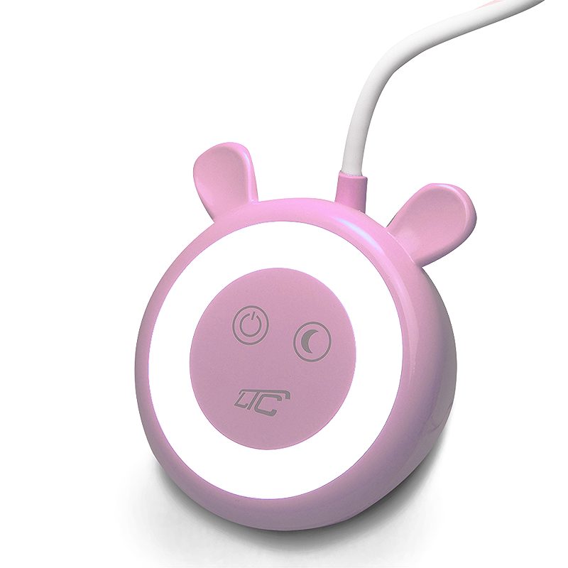 LED Teddy bear desk Lamp 3W, 3000/4500/6000K, adjustable, 1200mAh, pink, LTC - Billede 3