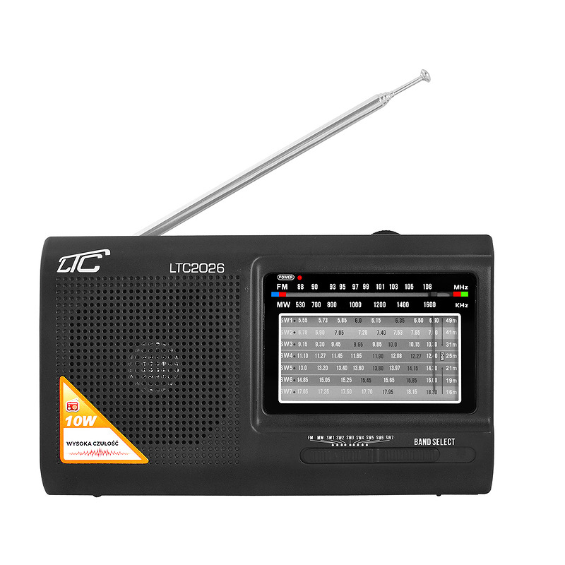 LTC portable radio WILGA, black