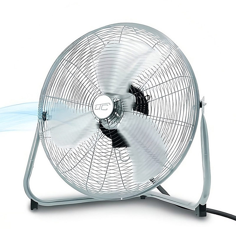 LTC Industrial Floor Fan 20" silver