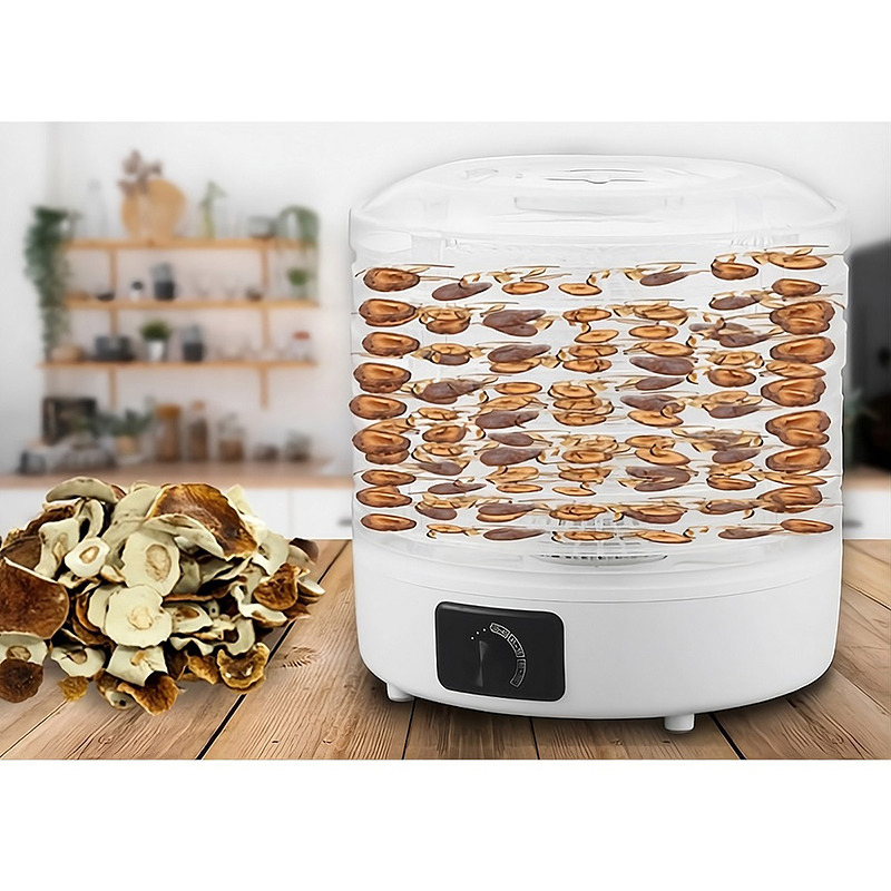 LTC 5-Tray Food Dehydrator for Mushrooms and Fruit, Round - Billede 2