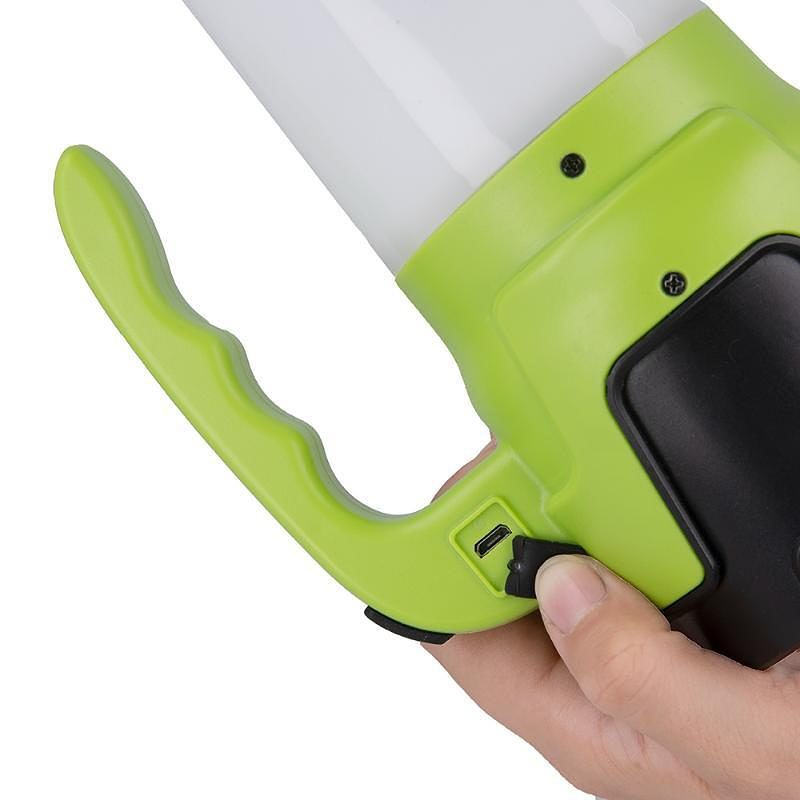 Camping lampe 2i1 1200mAh 450lm - Billede 3