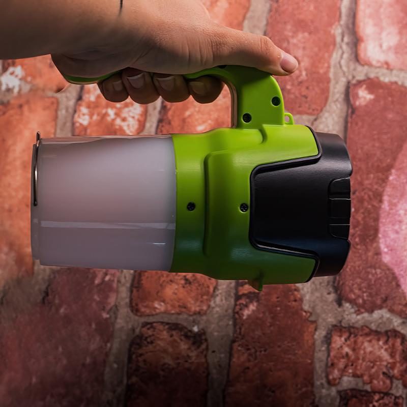 Camping lampe 2i1 1200mAh 450lm - Billede 8