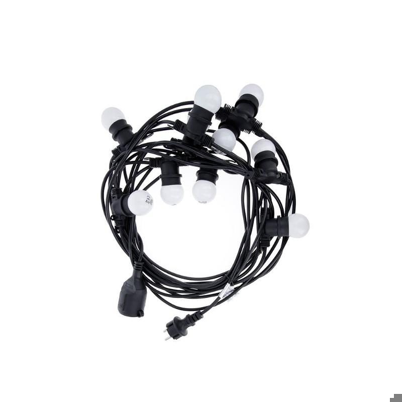 LED Lyskæde 12m+10Bulbs G45 - Billede 5