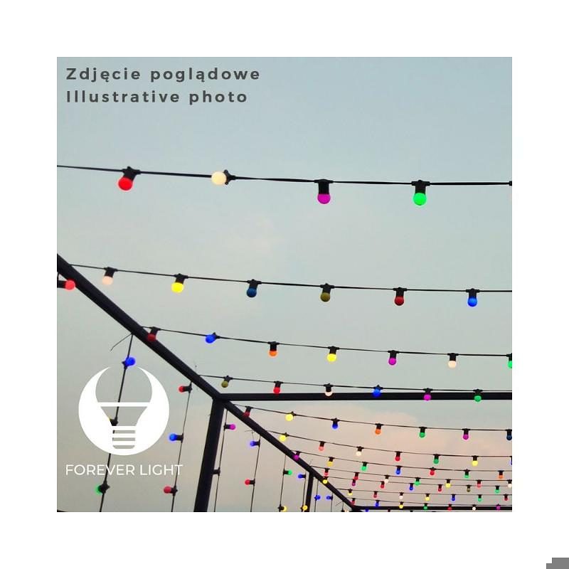 LED Lyskæde 12m+10Bulbs G45 - Billede 4