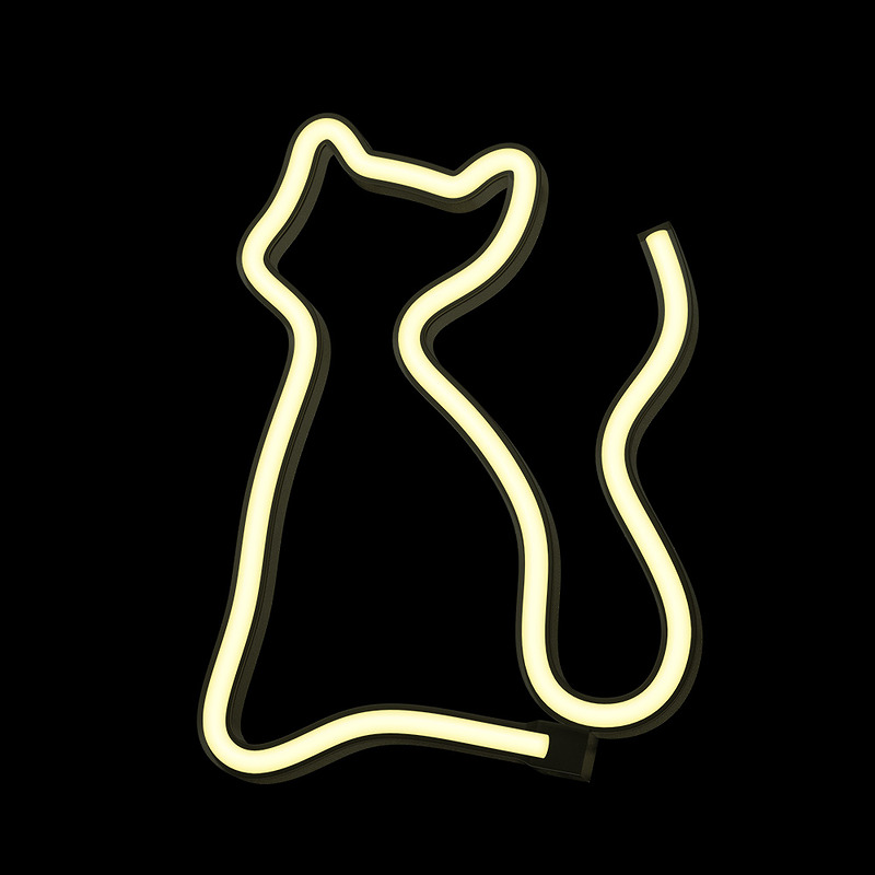 Neon LED Light CAT warm white Bat + USB FLNE03 Forever Light - Billede 3