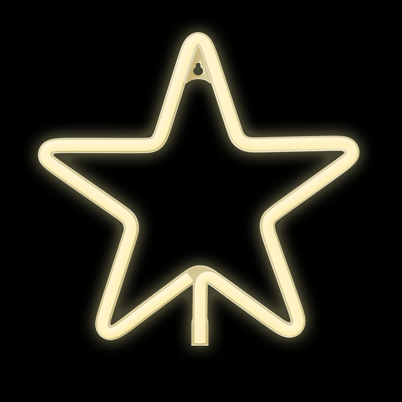 Neon LED CHRISTMAS PENTASTAR warm white FLNE22 Forever Light - Billede 3