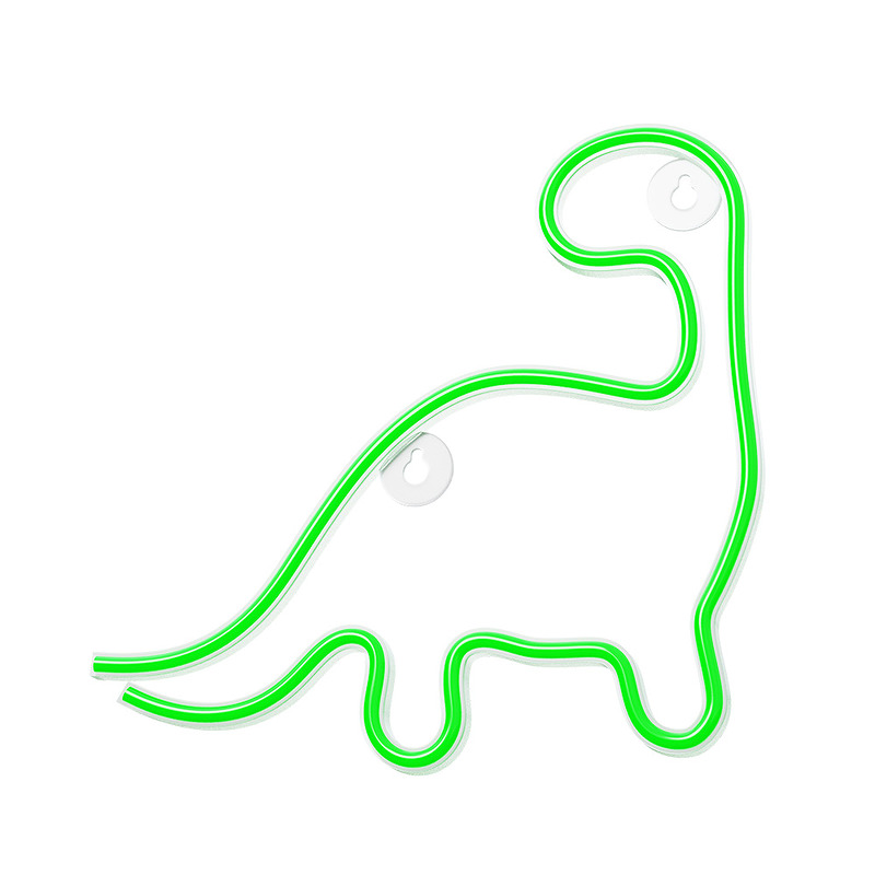 Neon LED Light DINOSAUR green NNE01 Neolia - Billede 2