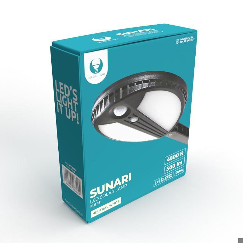 LED SUNARI Solar lampe m.PIR