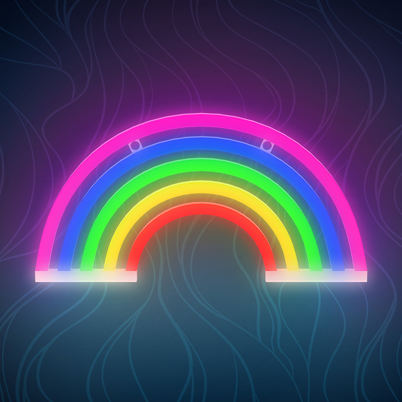 Neon LED Light RAINBOW 5 colors FLNE14X Forever Light - Billede 4