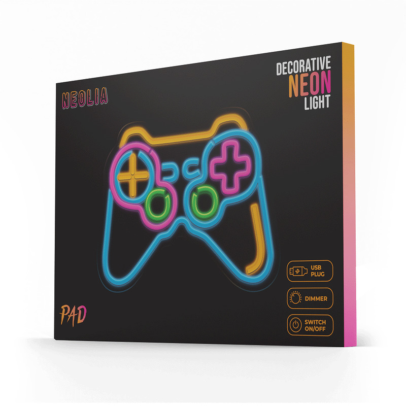 Neon PLEXI LED PAD multicolor NNE19 Neolia - Billede 2