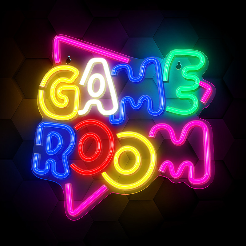 Neon PLEXI LED GAME ROOM multicolor NNE20 Neolia - Billede 5
