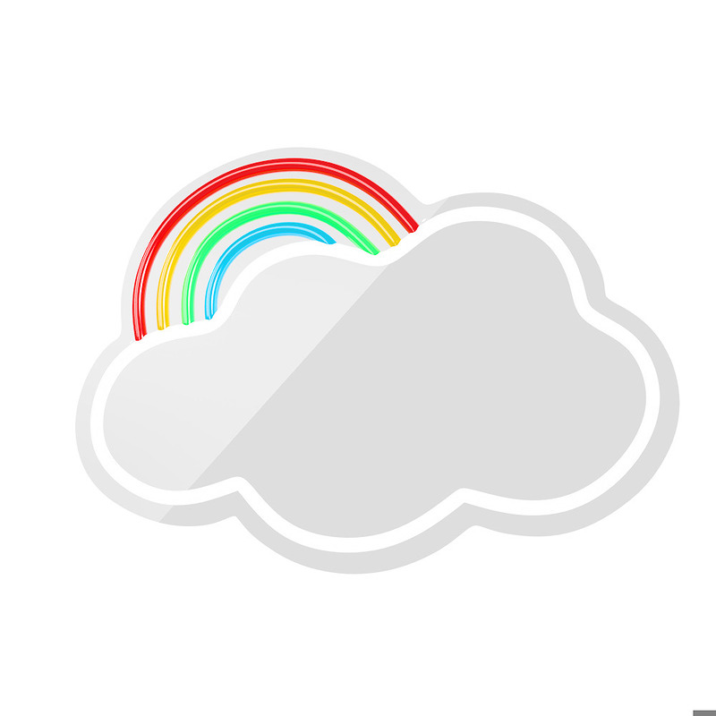 Neon MIRROR LED CLOUD multicolor FMNE05 Forever Light - Billede 2