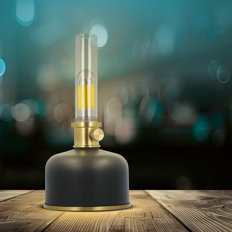 Retro Petroleum LED lampe - Billede 4