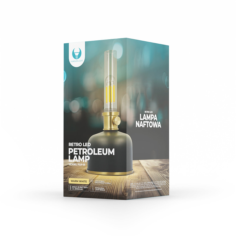 Retro Petroleum LED lampe - Billede 5