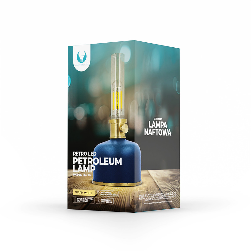 Retro Petroleum LED lampe - Billede 5