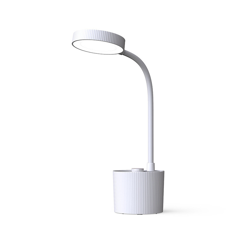 Skrivebordlampe, LED 5W m/penholder - Billede 2