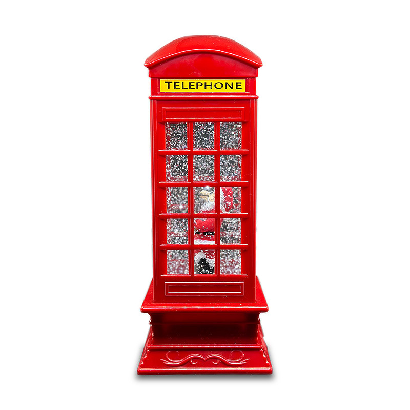 Christmas Snow Globe Lantern PHONE BOX FLX-2 Forever Light - Billede 3