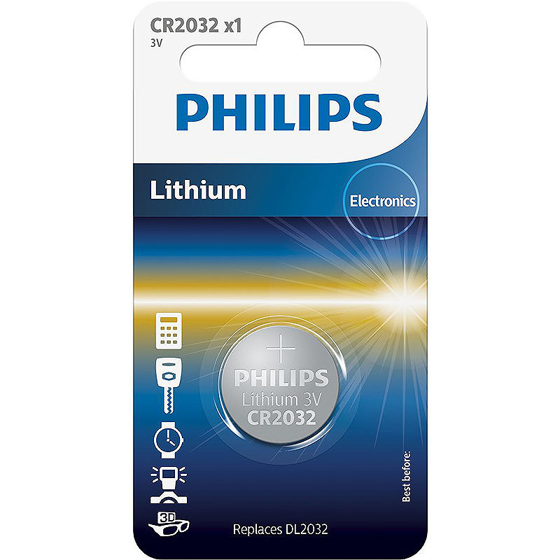 Philips Minicells Knapbatteri CR2032/01B