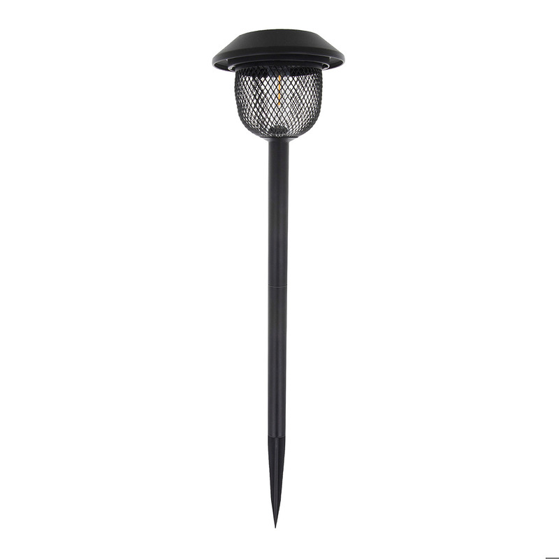 Forever Light Solar LED Lamp Steel Post SUNARI FLS-30 black