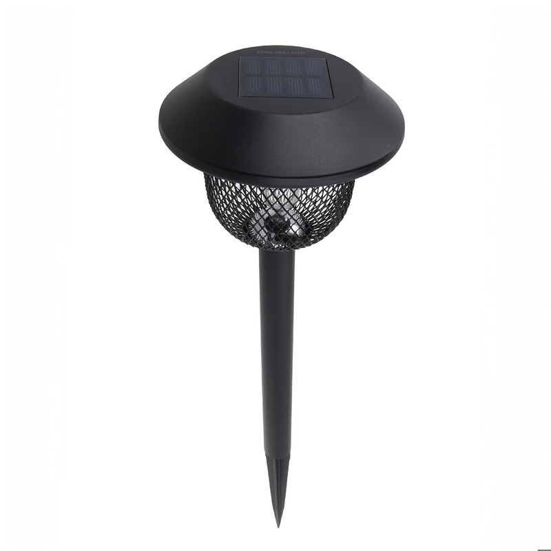 Forever Light Solar LED Lamp Steel Post SUNARI FLS-30 black - Billede 4