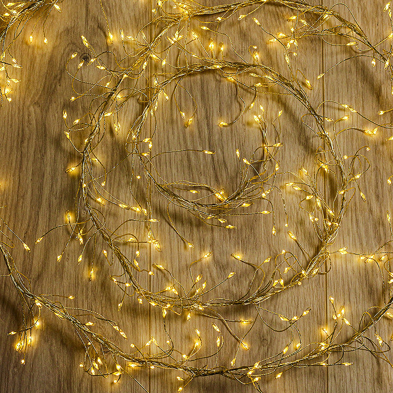 String Light GOLDEN TWIG CLF-03z 480LED cold white 3m + 5m Forever Light - Billede 3