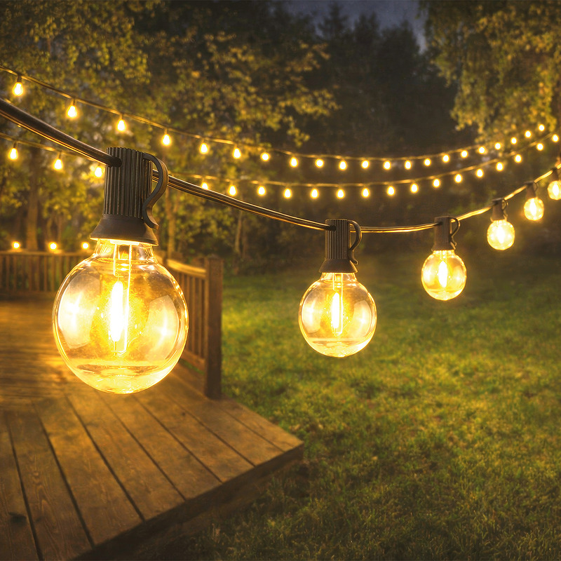 Forever Light Solar LED String Lights SUNARI FLS-180 8.5m 10+1 clear bulbs 1800mAh + RC - Billede 2