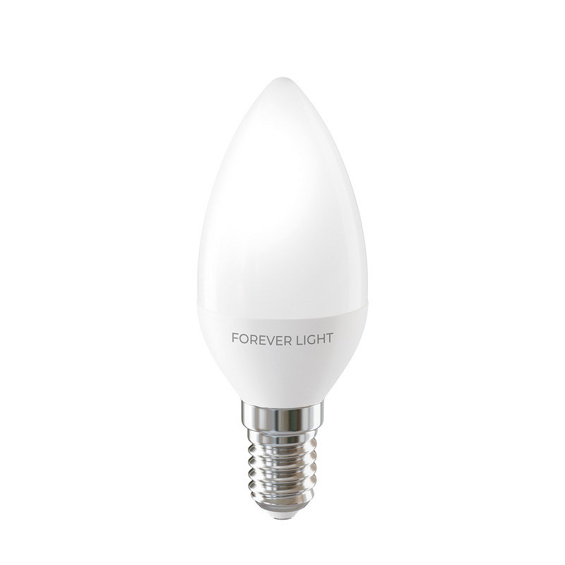 Forever Light LED Bulb E14 C37 4.8W 630lm 3000K class E