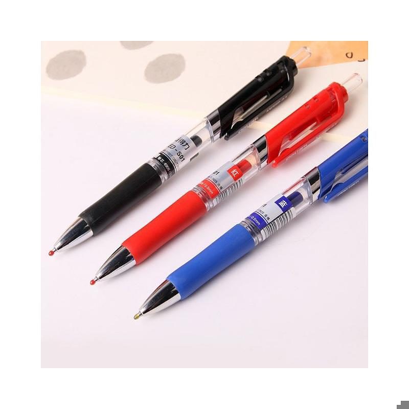 Gel pen med ergo gummi grip 0,5mm Sort