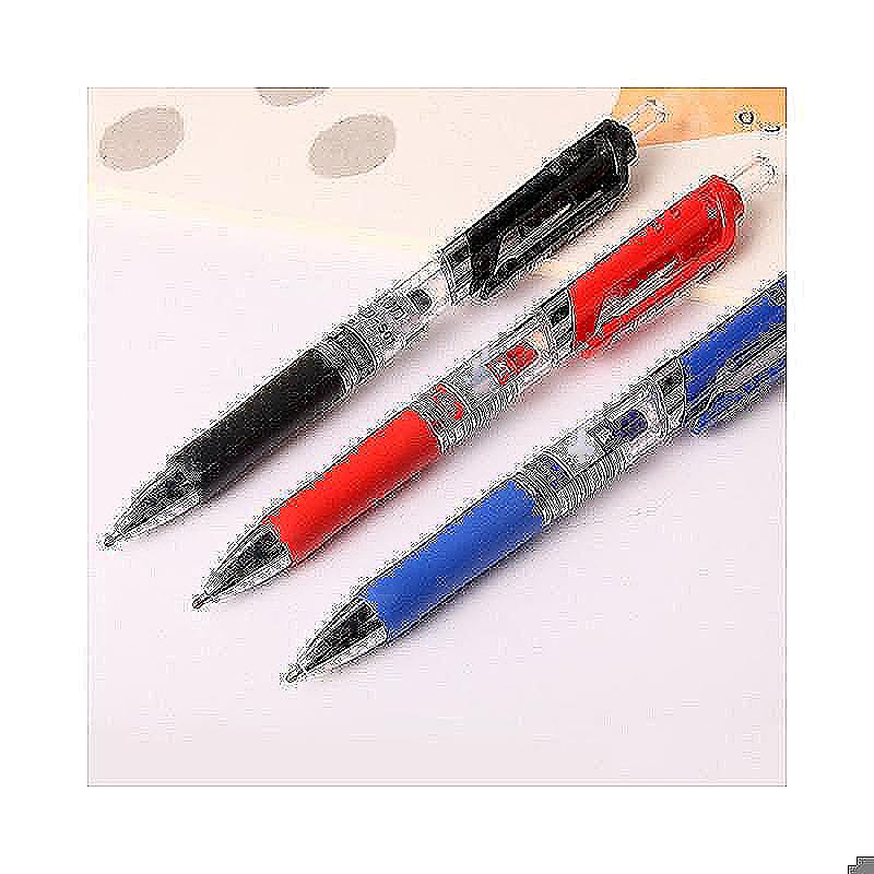 Gel pen med ergo gummi grip 0,5mm blå