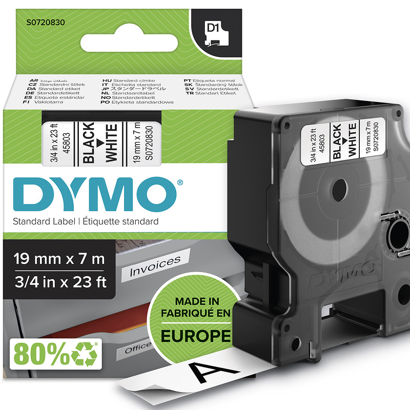 Prægetape, DYMO D1 45803