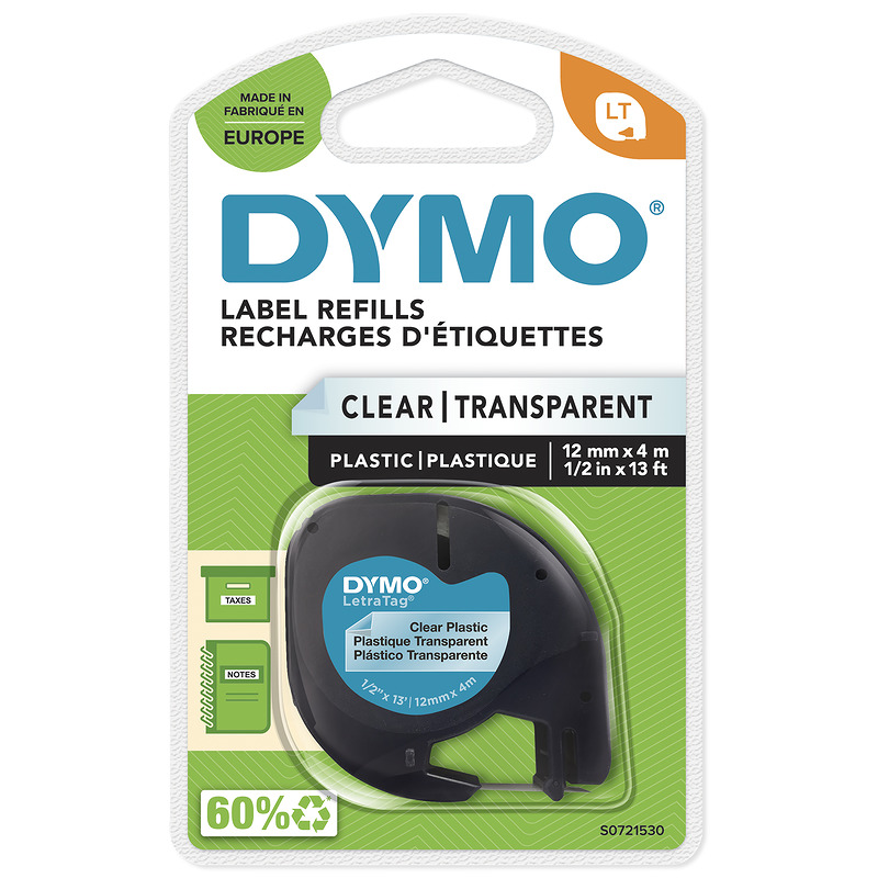 DYMO LetraTag plastetiketter