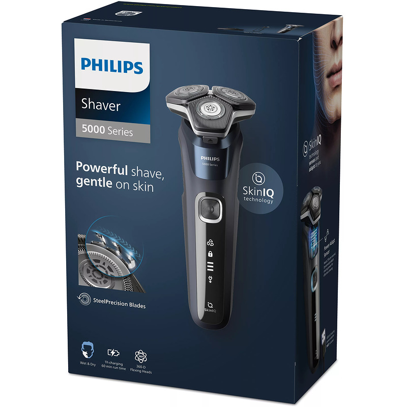 Philips SHAVER Series 5000 S5885/25 Elektrisk Wet & Dry-shaver - Billede 3
