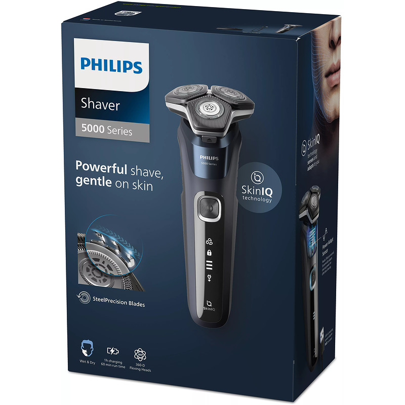Philips SHAVER Series 5000 S5885/25 Elektrisk Wet & Dry-shaver - Billede 5