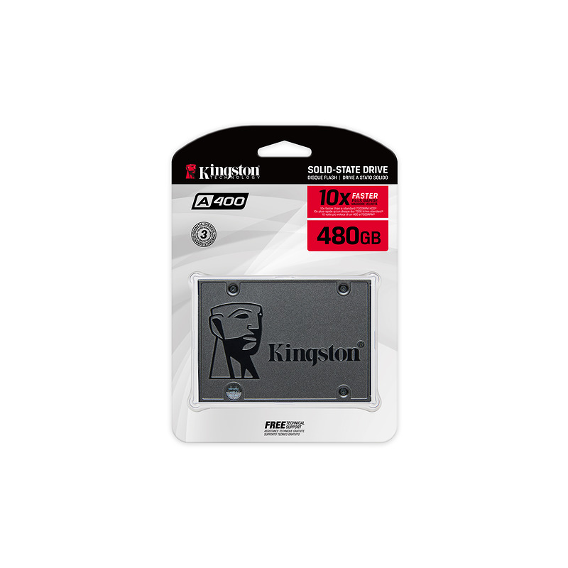 Kingston Technology A400 480 GB 2.5" Serial ATA III TLC - Billede 3