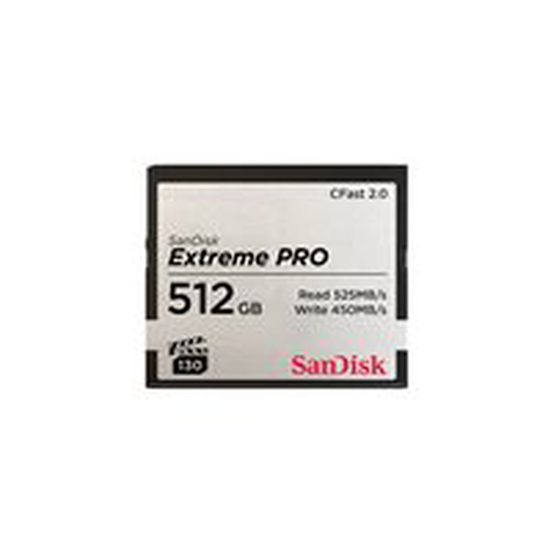 SanDisk CFast-Karte SDCFSP-512G-G46D / Extreme PRO CFast 512GB Silver/Black