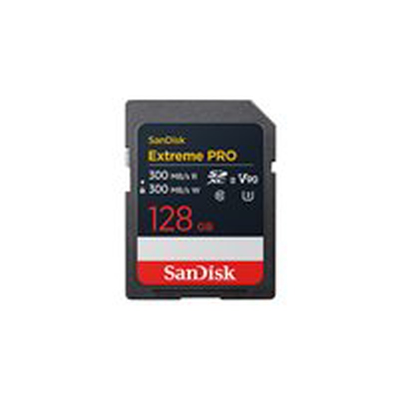 SanDisk SD card SDSDXDM-128G-GN4IN / Extreme Pro 128GB V90 Red/Black