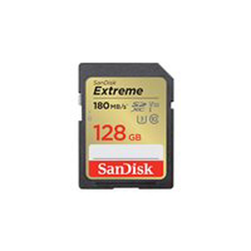 SanDisk SD card SDSDXVA-128G-GNCIN / Extreme 128GB Gold on Black