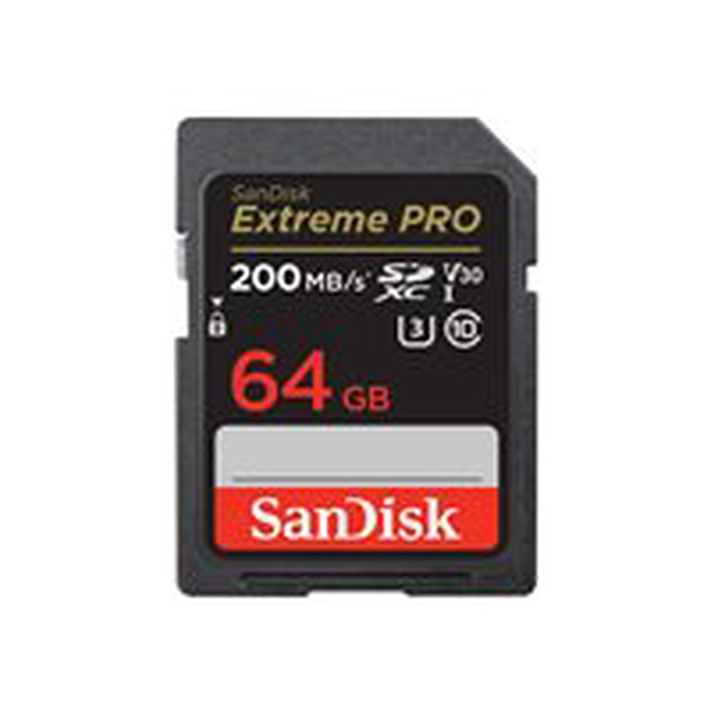 SanDisk SD card SDSDXXU-064G-GN4IN / Extreme Pro 64GB Black