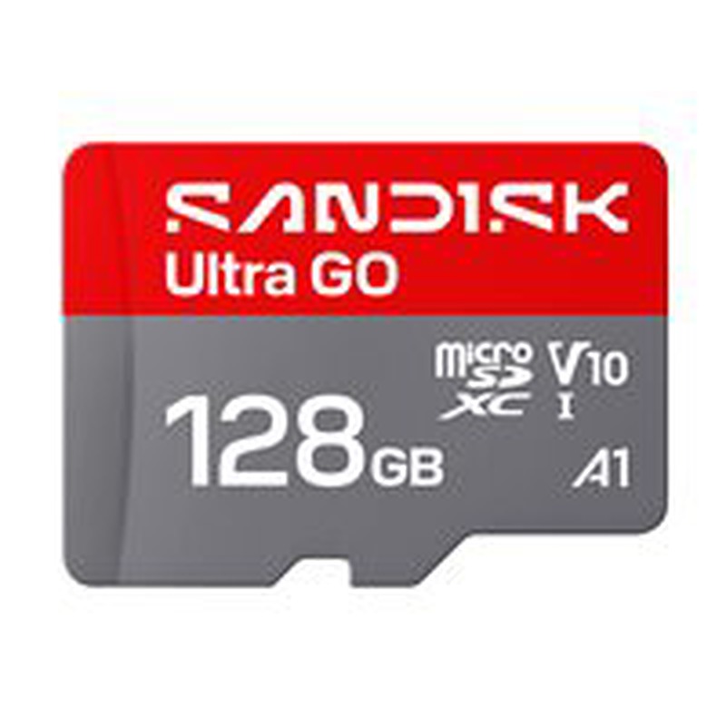 SanDisk Micro SD card SDSQUGN-128G-GN6MN / Ultra GO 128GB Grey, red