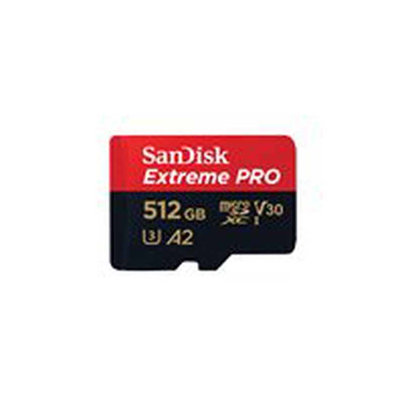 SanDisk Micro SD-Karte SDSQXCD-512G-GN6MA / Extreme Pro 512GB V30 S Red/Black