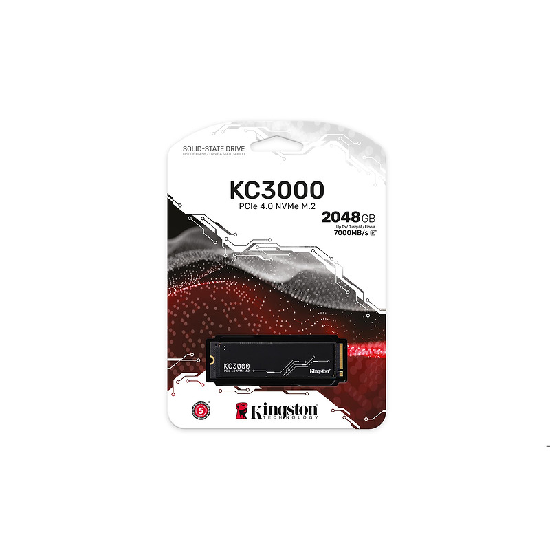 Kingston Technology 2048G KC3000 M.2 2280 NVMe SSD - Billede 4